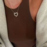 DIAMOND HEART NECKLACE