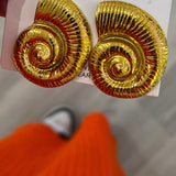 LARGE SEASHELL EARRINGS