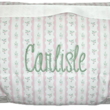TRVL Nap Mat: Pink Ribbon Floral