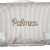 TRVL Nap Mat: Pink Pimlico Stripe