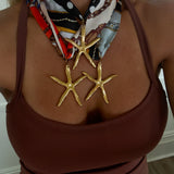 STARFISH SCARF NECKLACE