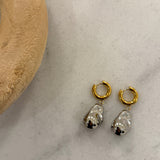 TWO TONED SADIE EARRINGS