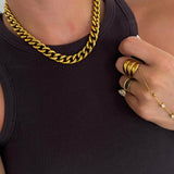 CHUNKY GOLD NECKLACE