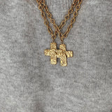 THE HAMMERED CROSS NECKLACE