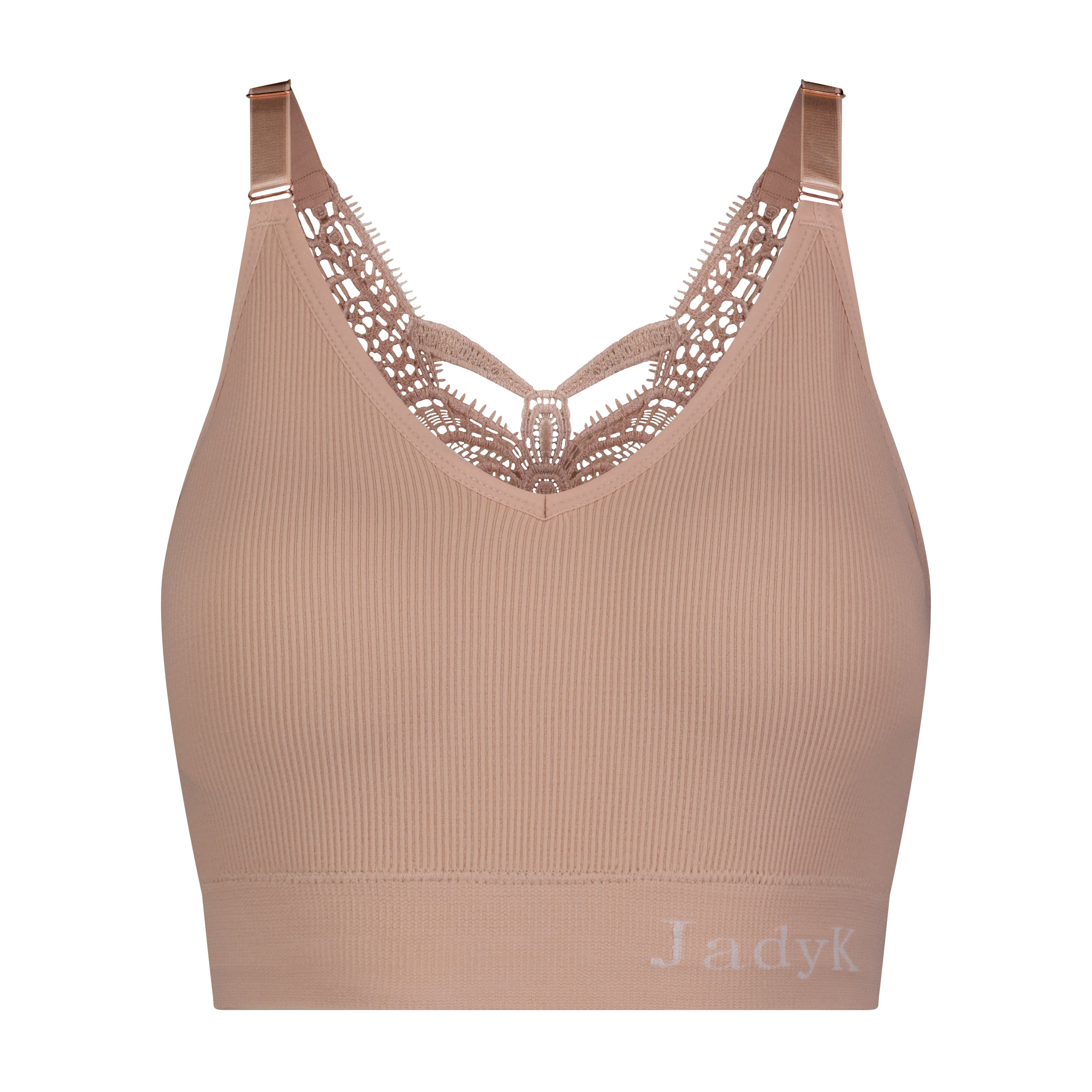 Jules Ribbed Crochet Bralette