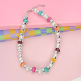 Treasure Jewels: Joyful Silver Beaded Necklace