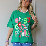 Poppy & Pine: Oh By Golly Be Jolly Tee