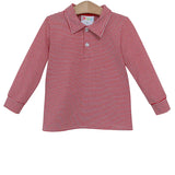 JellyBean Christmas Michael Polo Red
