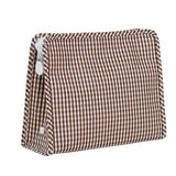 TRVL Large Roadie: Gingham Brown
