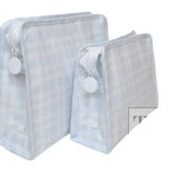 TRVL Large Roadie: Blue Pimlico Plaid