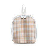 TRVL Bring It Lunch Bag: Gingham Khaki
