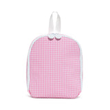 TRVL Bring It Lunch Bag: Gingham Pink