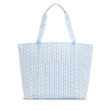 TRVL Jumbo Tote in Ribbon Floral Blue