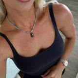 SLOANE NECKLACE - BROWN FISH