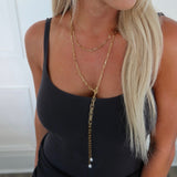 PEARL LOOP NECKLACE