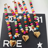 COLORFUL HEART NECKLACE