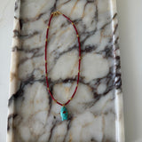 SLOANE NECKLACE - BLUE FISH