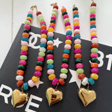 COLORFUL HEART NECKLACE