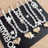 WHITE HANNAH NECKLACE