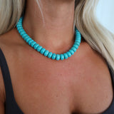 TURQUOISE CHUNKY NECKLACE