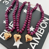 PURPLE HEART NECKLACE