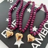 PURPLE HEART NECKLACE