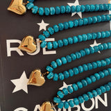 BLUE HEART NECKLACE