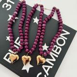 PURPLE HEART NECKLACE