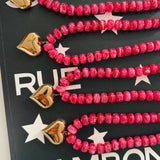 PINK HEART NECKLACE
