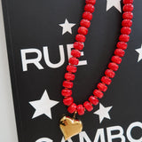 RED HEART NECKLACE