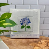 Blue Poppy Blue Hydrangea Needlepoint Kit