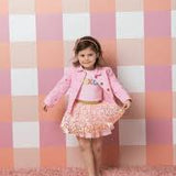 Mud Pie Pink Gold Sequin Tutu