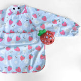 The Grayson Long Sleeve Bib Strawberry Patch