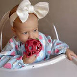 The Grayson Long Sleeve Bib Strawberry Patch