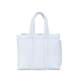 TRVL Quilted GO GO Tote: Blue Pimlico Stripe