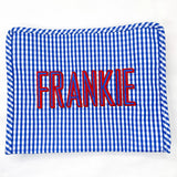 TRVL Large Roadie: Gingham Royal