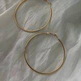 XL GOLD HOOPS