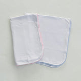 Picot Trim Blanket: White