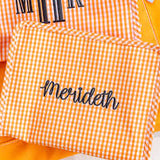 TRVL Large Roadie: Gingham Orange
