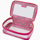 Oh My Mahjong Metallic Pink Storage Bag