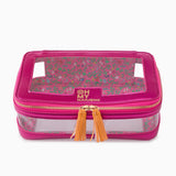 Oh My Mahjong Metallic Pink Storage Bag