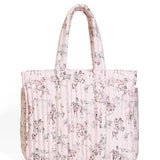 TRVL Quilted GO GO Tote: Cowgirl Toile