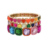 Treasure Jewels: Rainbow Hearts Stack Set