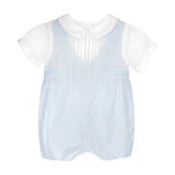 Romper with Side tabs and Pintucks