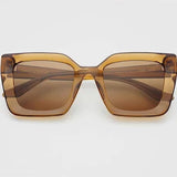 COCO Women Square Sunglasses:  Brown