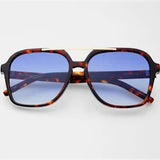 Freyrs Spencer Aviator Sunglasses: Tortoise/Blue