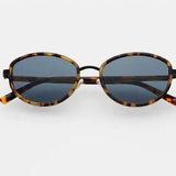 Jordan Oval Sunglasses: Tortoise/Matte Black
