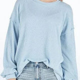 SS:  High-Low Top in Ice Blue