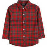 Lil Cactus Red Plaid Dress Shirt