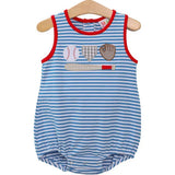 Jellybean Home Run Baseball Applique Bubble